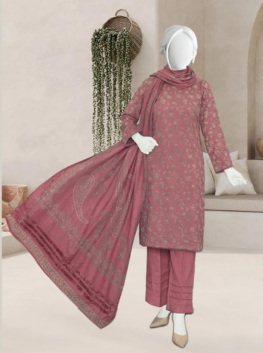 Mahnoor by ABC Fabric | Unstitch 3 Pc Winter Collection Vol 07