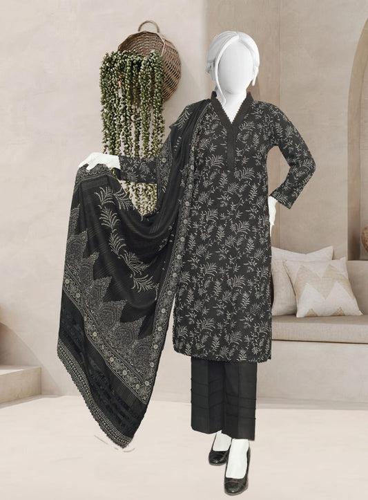 Mahnoor by ABC Fabric | Unstitch 3 Pc Winter Collection VoL 07