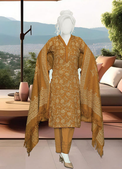 Kashmira by ABC Fabric | Unstitch 3 Pc Printed Winter Zarri Collection