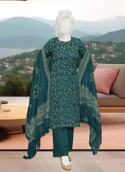 Kashmira by ABC Fabric | Unstitch 3 Pc Printed Winter Zarri Collection
