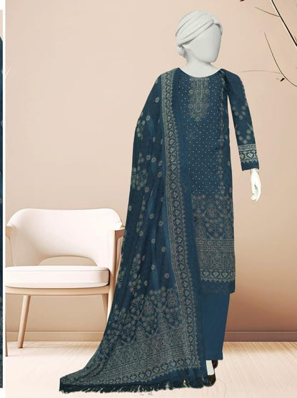 Kashmira by ABC Fabric | Printed Winter Zarri Collection Vol 09