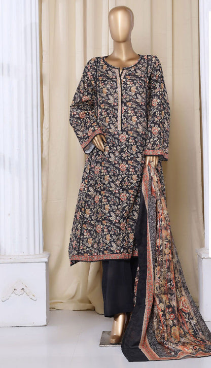 Bin Saeed | Stitched 3PC Printed Khaddar Frock Collection