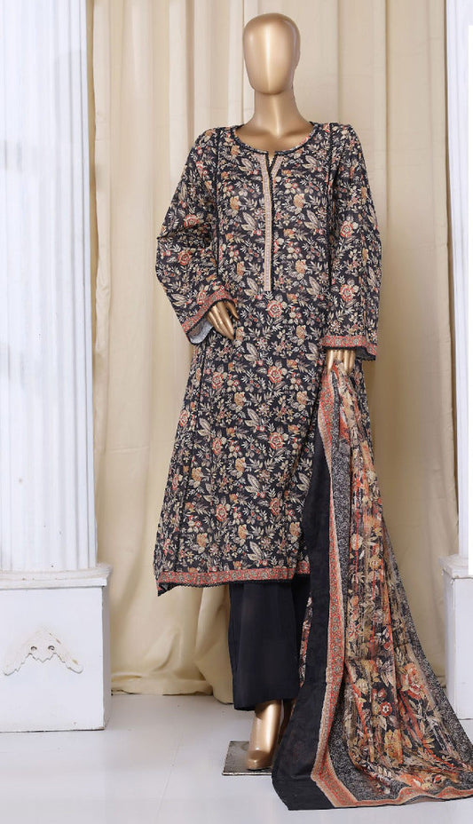 Bin Saeed | Stitched 3PC Printed Khaddar Frock Collection