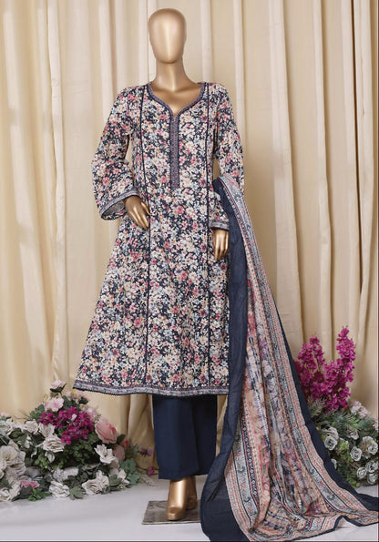 Bin Saeed | Stitched 3PC Printed Khaddar Frock Collection