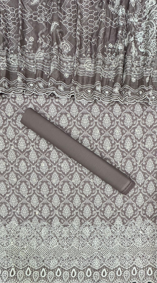 Bin Saeed| Unstitched 3PC Embroidered Cotton Collection