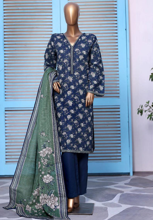 Bin Saeed | Stitch 3 Pc Printed Khaddar Collection