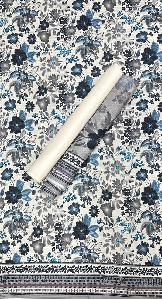 Riwayat|Unstitched 3 Pc Printed Viscose Collection