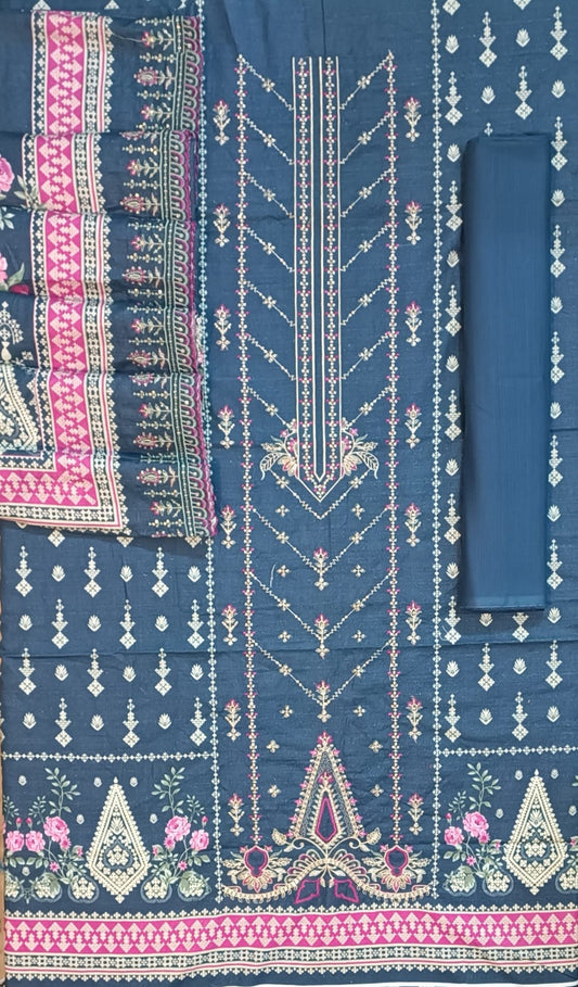 Bin Saeed | Unstitched 3pc Embroidered Khaddar Collection