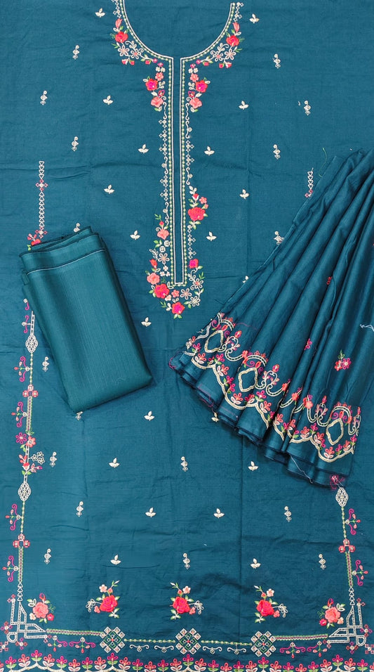 Bin Saeed | Unstitched 3pc Embroidered Khaddar Collection
