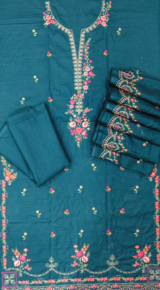 Bin Saeed | Unstitched 3pc Embroidered Khaddar Collection