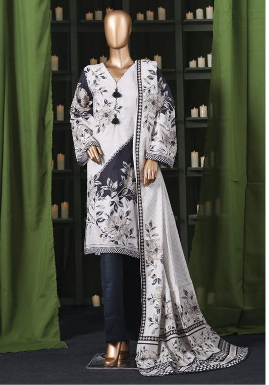 BIN SAEED | Stitch 3 Pc Printed Khaddar Collection