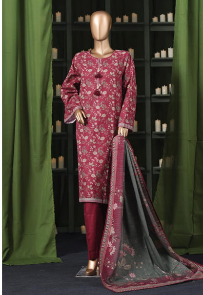 BIN SAEED | Stitch 3 Pc Printed Khaddar Collection