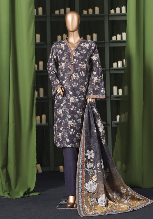 BIN SAEED | Stitch 3 Pc Printed Khaddar Collection