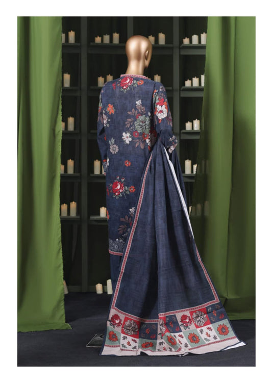 BIN SAEED | Stitch 3 Pc Printed Khaddar Collection