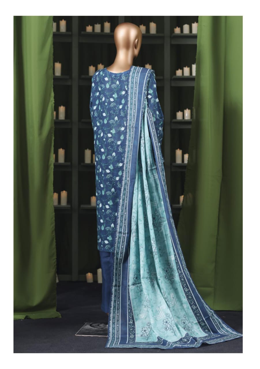 BIN SAEED | Stitch 3 Pc Printed Khaddar Collection