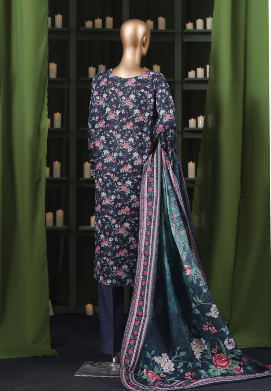BIN SAEED | Stitch 3 Pc Printed Khaddar Collection