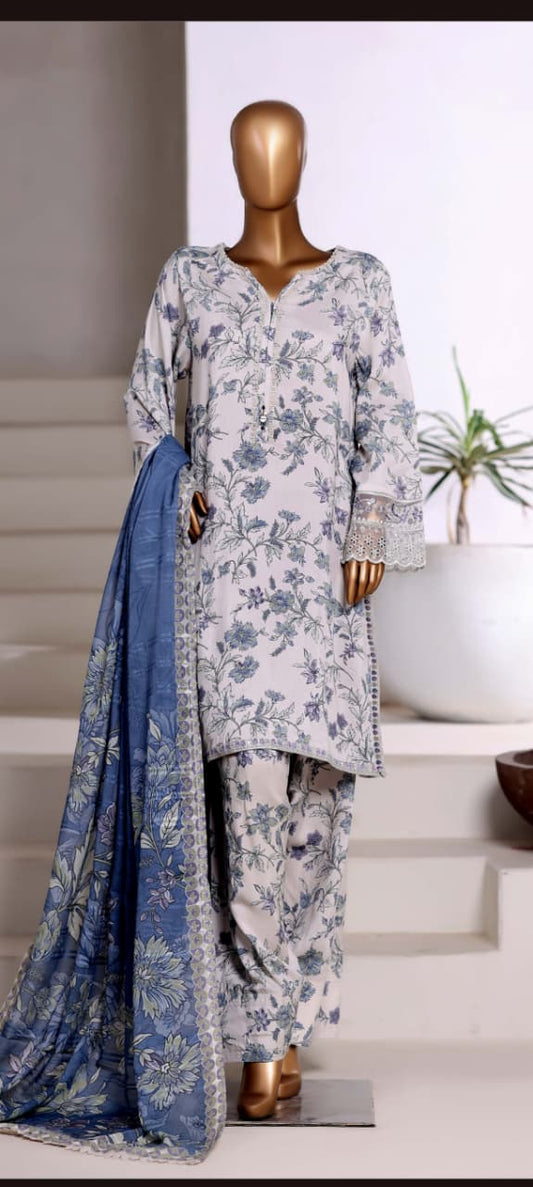 Sada Bahar | Stitched 3 Pc Embroidered Viscose Collection