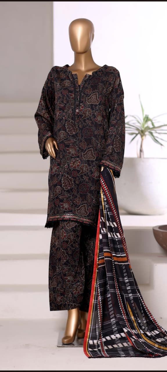 Sada Bahar | Stitched 3 Pc Embroidered Viscose Collection