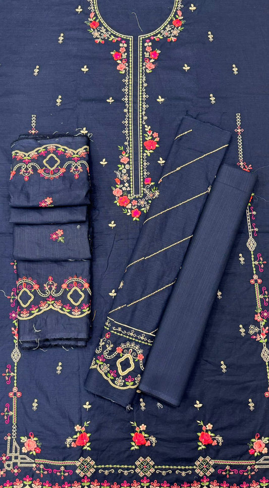 Bin Saeed | Unstitched 3pc Embroidered Khaddar Collection