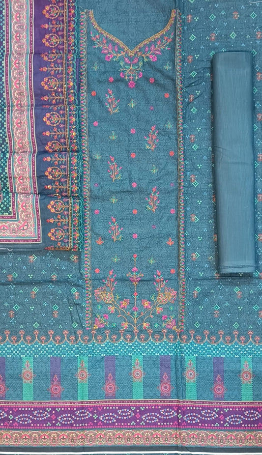 Bin Saeed | Unstitched 3pc Embroidered Khaddar Collection