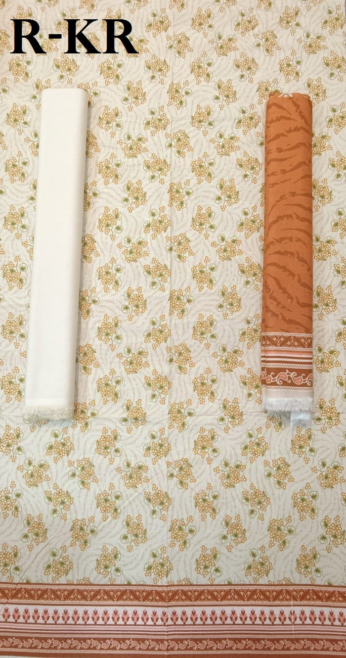 Riwayat | Unstitched 3 Pc Printed Karandi Collection