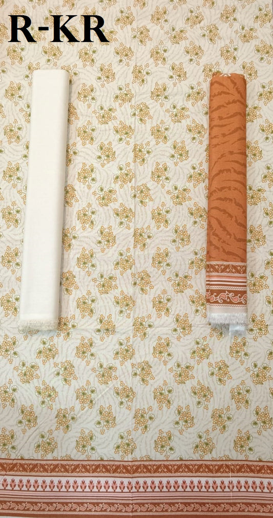 Riwayat | Unstitched 3 Pc Printed Karandi Collection