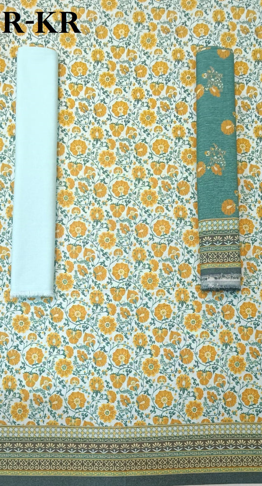 Riwayat | Unstitched 3 Pc Printed Karandi Collection