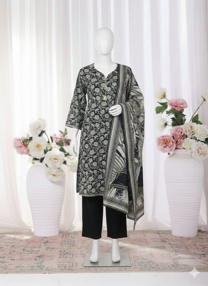 BIN SAEED | Stitch 3 Pc Printed Khaddar Collection