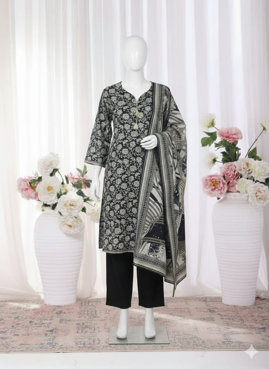 BIN SAEED | Stitch 3 Pc Printed Khaddar Collection