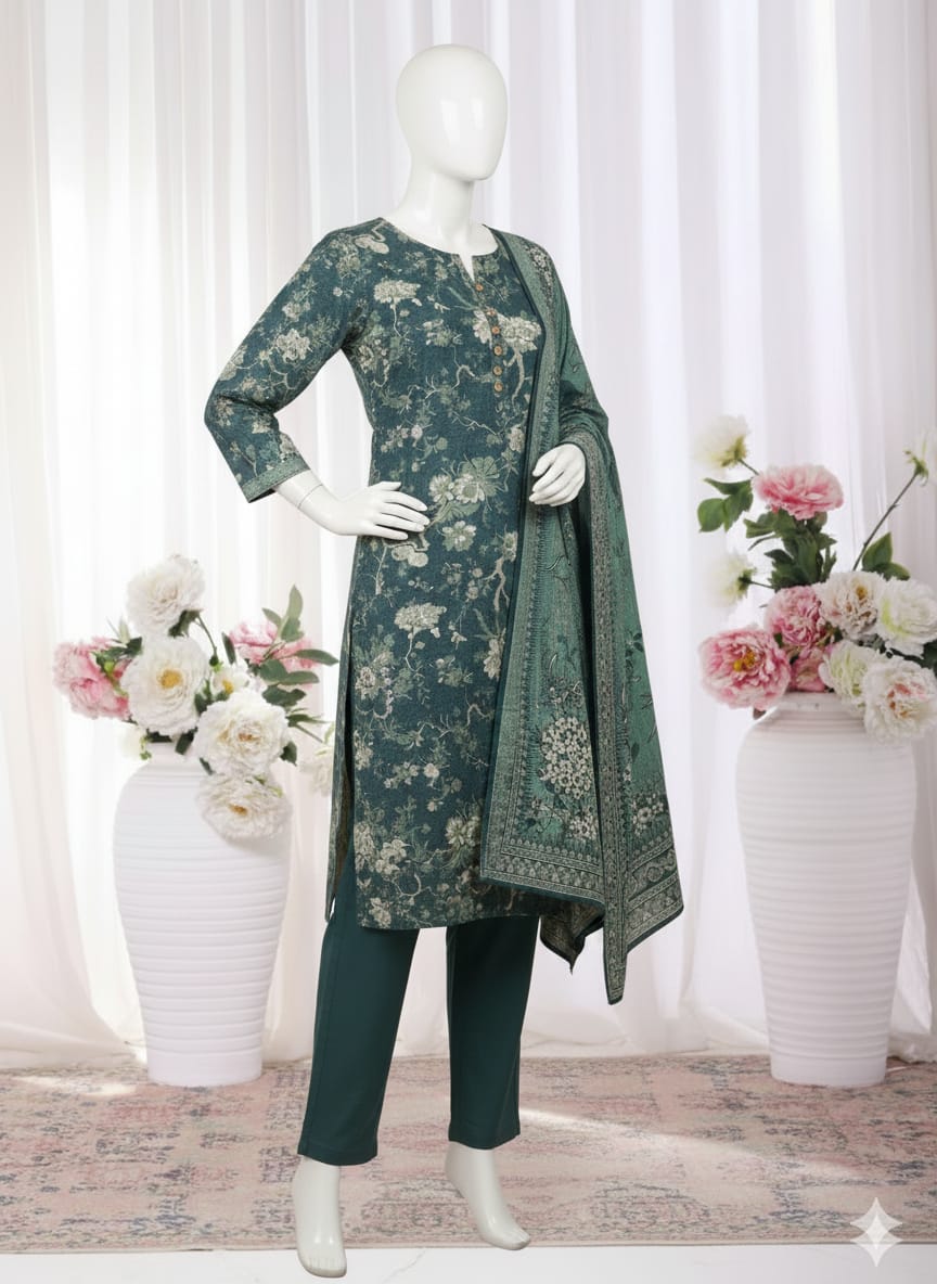 BIN SAEED | Stitch 3 Pc Printed Khaddar Collection