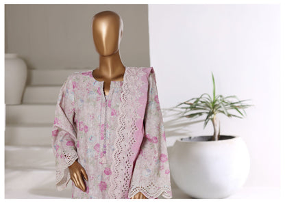Sada Bahar | Stitch 3 Pc Laser Fusion Chikankari Khaddar Collection