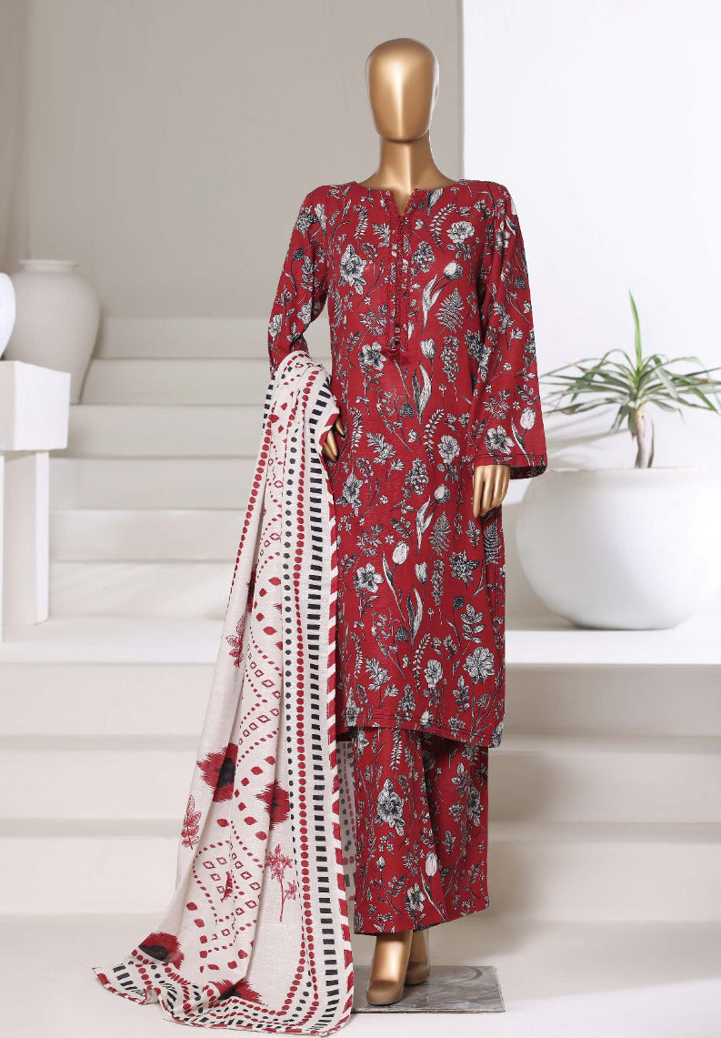 SADABAHAR | 3 Pc Stitched Printed Khaddar Collection