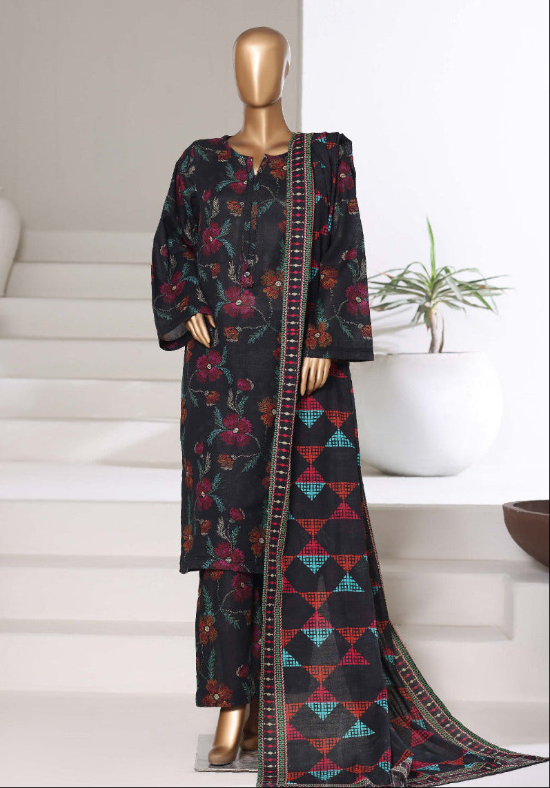 SADABAHAR | 3 Pc Stitched Printed Khaddar Collection