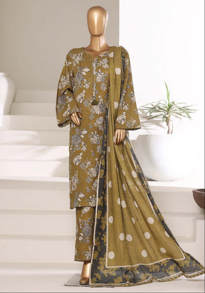 Sada Bahar | Stitched 3 Pc Printed Khaddar