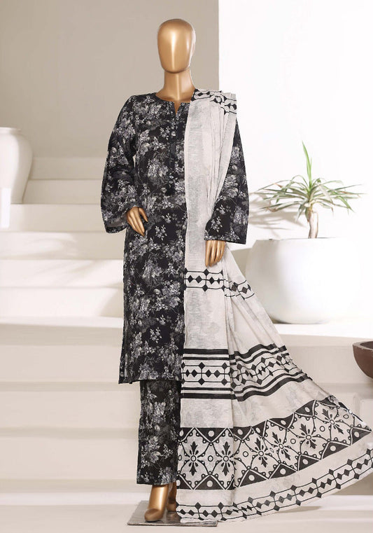 Sada Bahar | Stitched 3 Pc Printed Khaddar