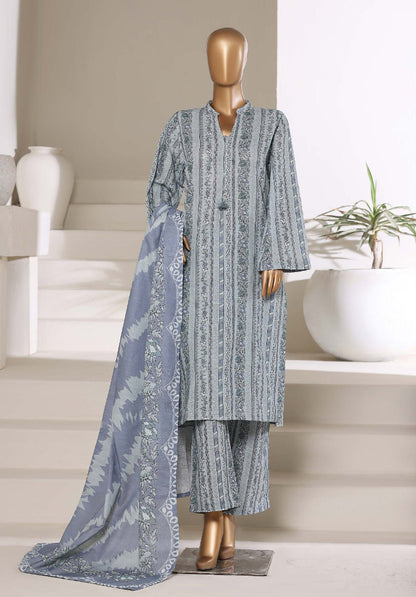 Sada Bahar | Stitched 3 Pc Printed Khaddar