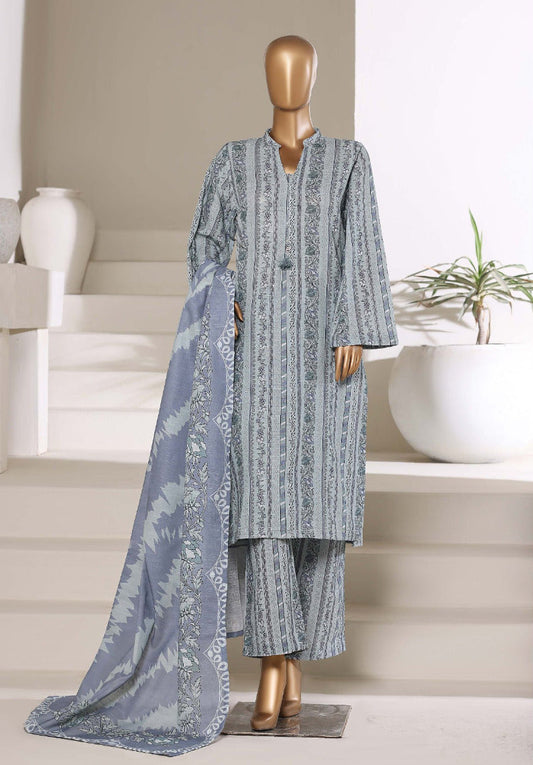 Sada Bahar | Stitched 3 Pc Printed Khaddar