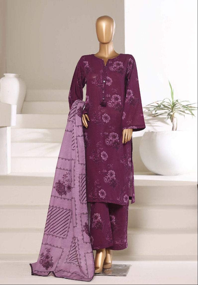 Sada Bahar | Stitched 3 Pc Printed Khaddar