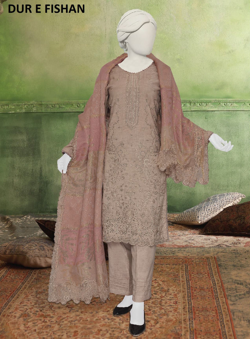 Dur-e-Fishan by ABC | Unstitch Embroidered Winter Collection