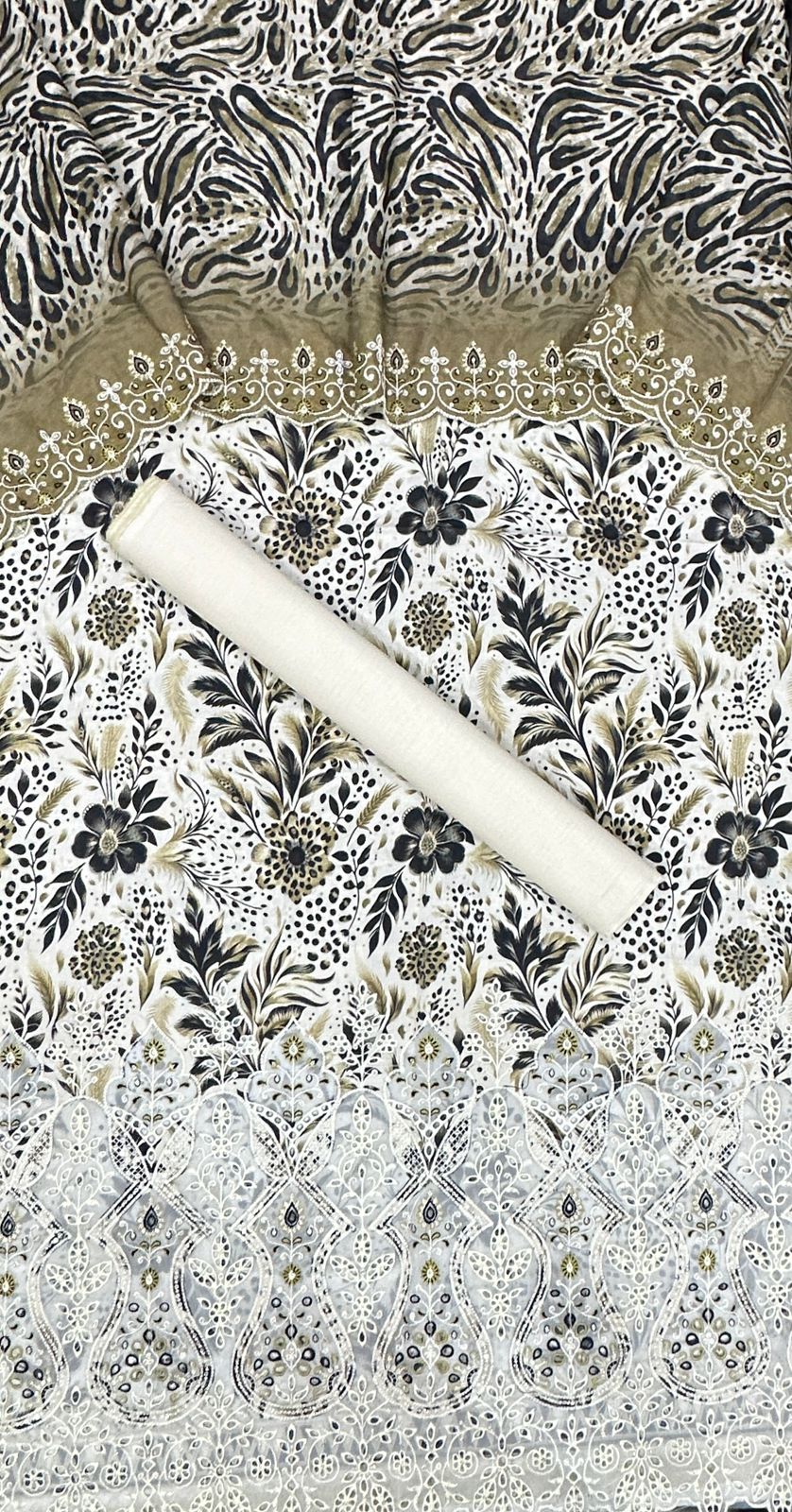 Riwayat | Unstitched 3 PC Embroidered Cotton Collection