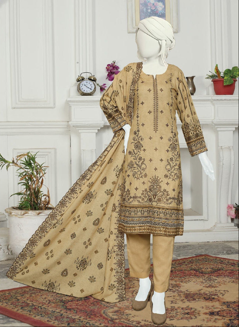 Bemisal by ABC | Unstitched 3-Piece Embroidered Printed Karandi Collection