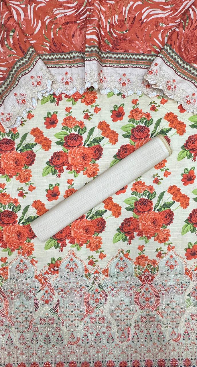 Riwayat | Unstitched 3 Pc Embroidered Khaddar Collection