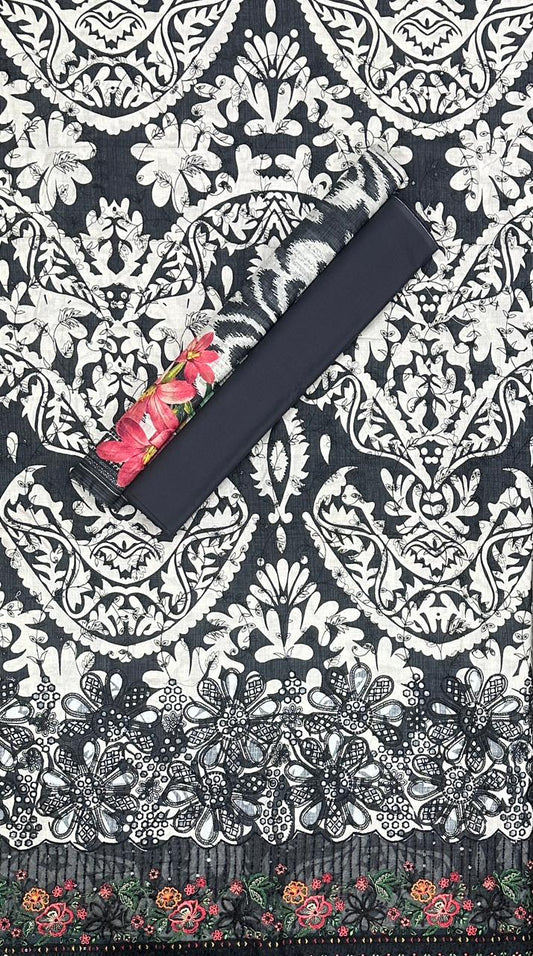 Bin Saeed | Unstitch 3 Pc Embroidered Lawn Collection