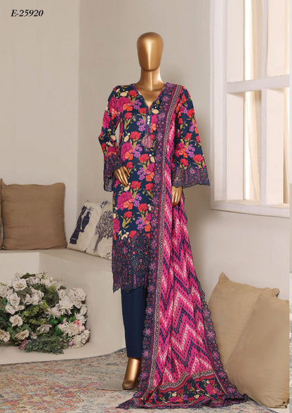 Riwayat | Stitch 3 Pc Premium Embroidered Lawn Collection