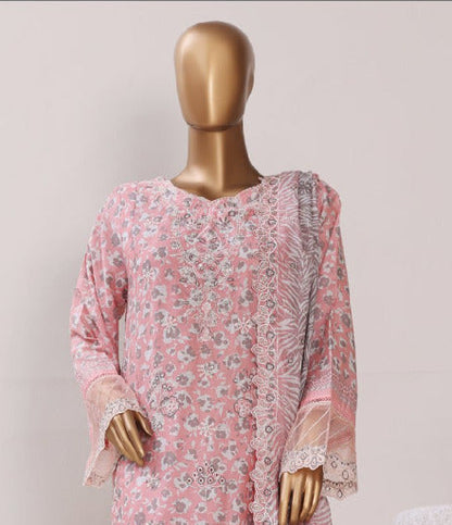 Bin Saeed | Stitch 3 PC Embroidered Lawn with Embroidered Dupatta Collection
