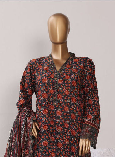 Bin Saeed | Stitch 3 PC Embroidered Lawn with Embroidered Dupatta Collection
