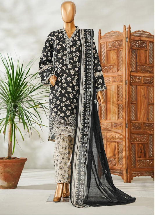 Bin Saeed | Stitched 3 Pc Embroidered Lawn Collection