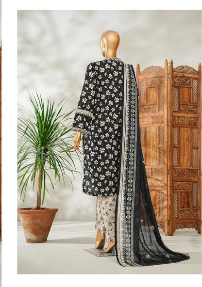 Bin Saeed | Stitched 3 Pc Embroidered Lawn Collection