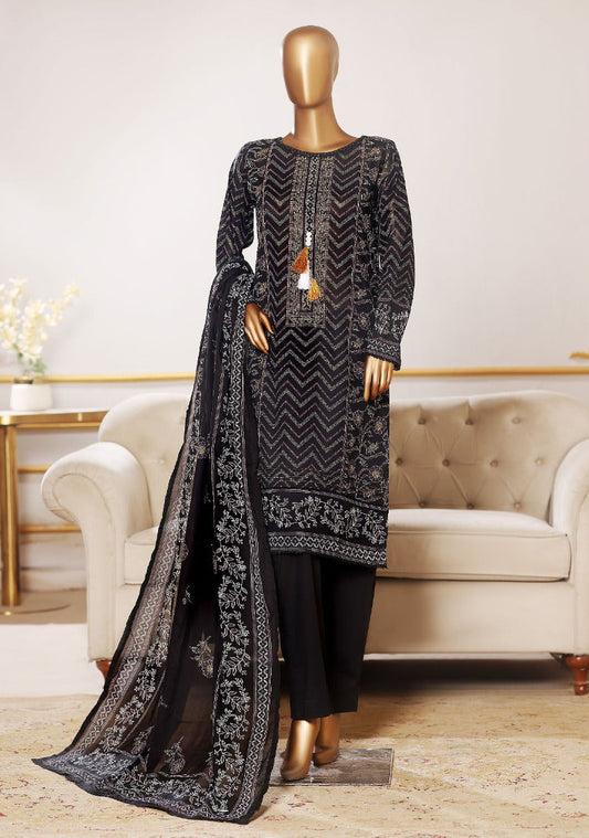 RIWAYAT | Stitch 3 Pc Gold Paste Printed Lawn Collection