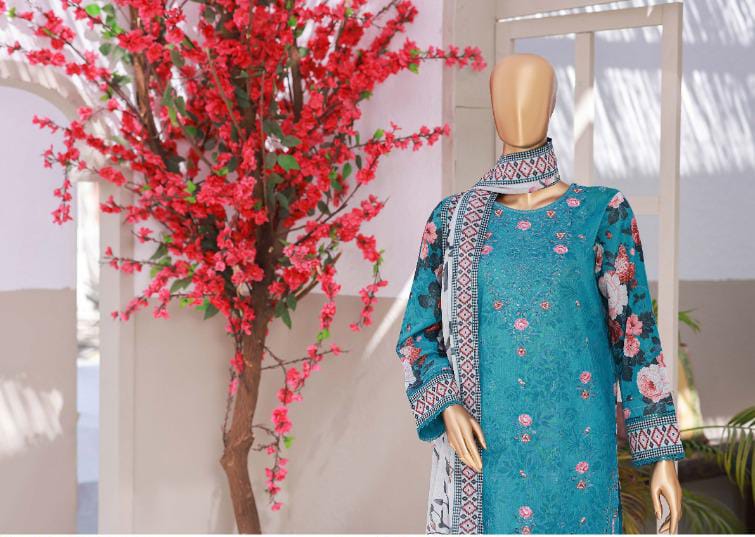 HZ | Unstitch 3-Piece Embroidered Lawn Collection